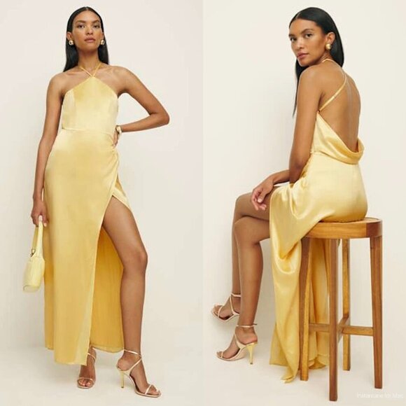 Reformation Myla Silk Dress - Picture 1 of 8